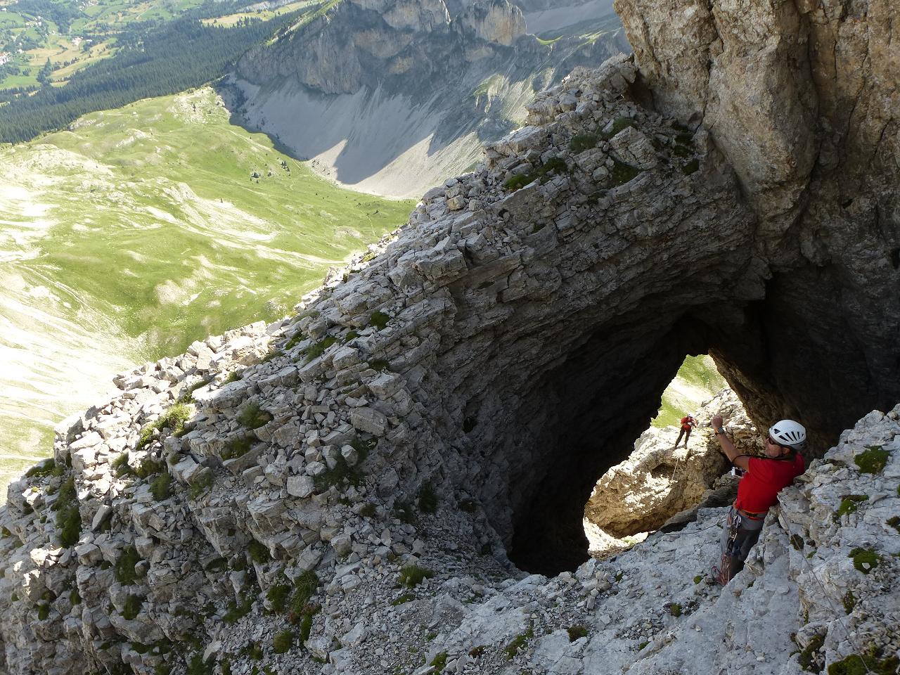 The arch from above