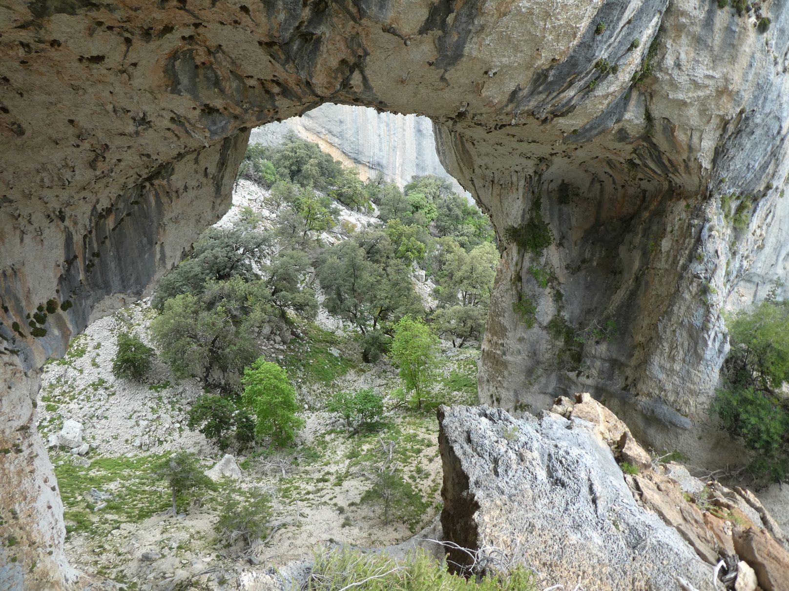 The arch from above